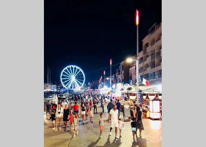 T2 Port Lano Clim Piscine Parking 호텔 *